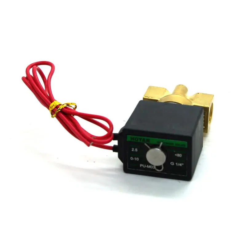 Соленоидный клапан для масла, воздуха, воды, 110 В, 220 В переменного тока, 24 В постоянного тока