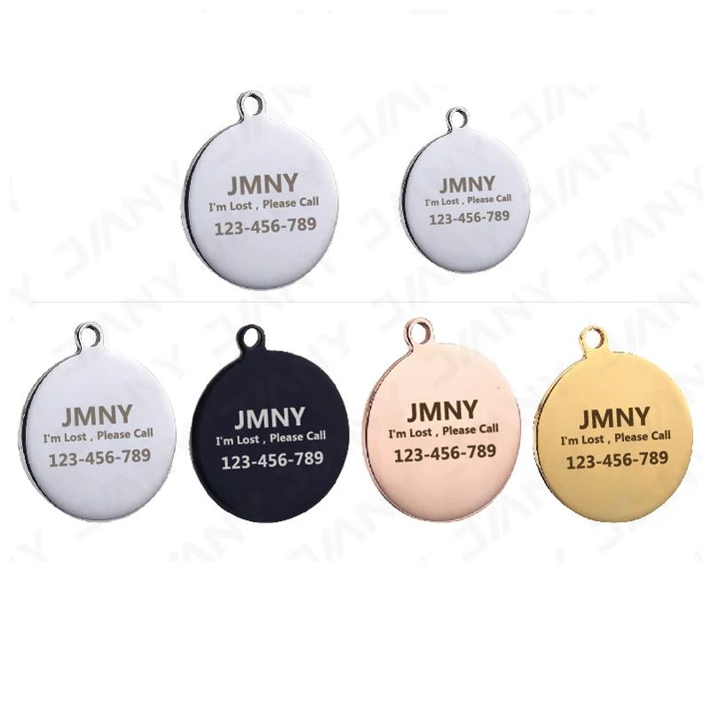 Factory Direct Stainless Steel Heart Shape Wholesale Dog Tags