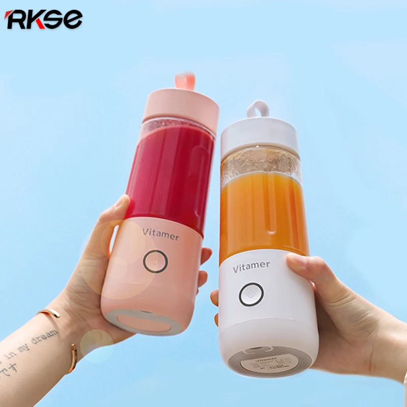 350ml Dropshipping vitamer portable hand juicer blender and mixer personal electric usb mini blenders smooth rechargeable cup