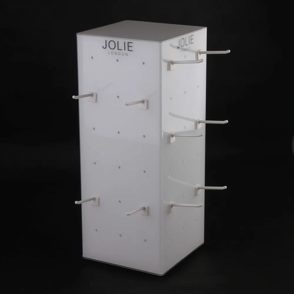 Современная акриловая вращающаяся подставка для сережек, вращающаяся подставка для ювелирных изделий