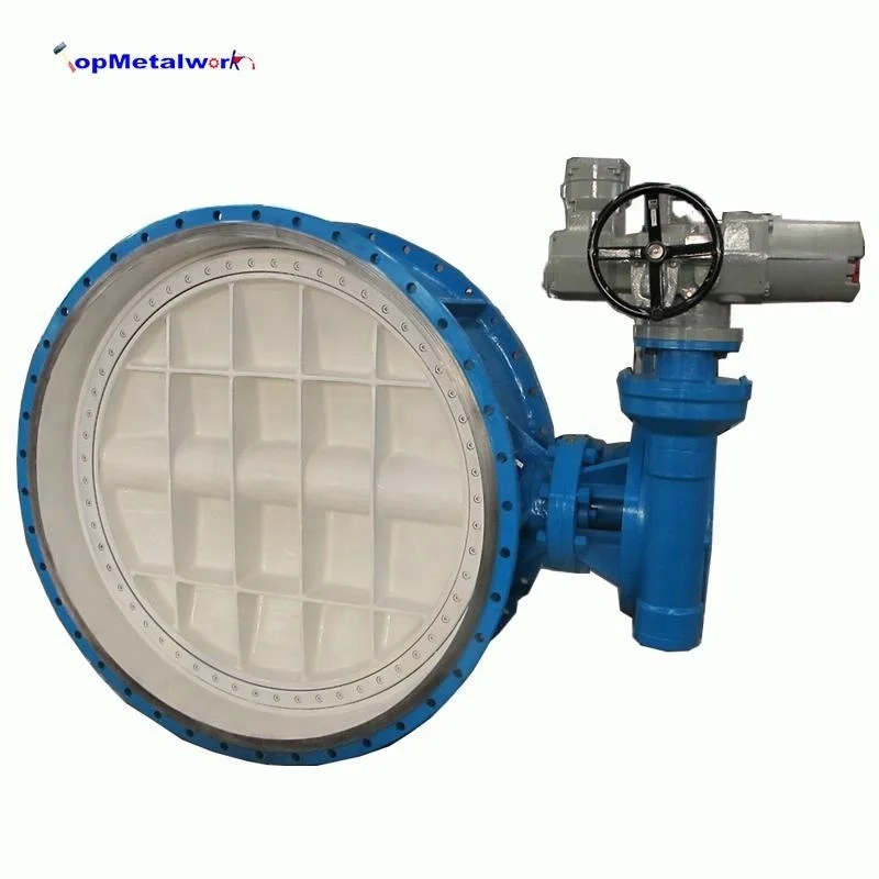 Worm Gear Drive Ductile Iron Double Eccentric Butterfly Valve