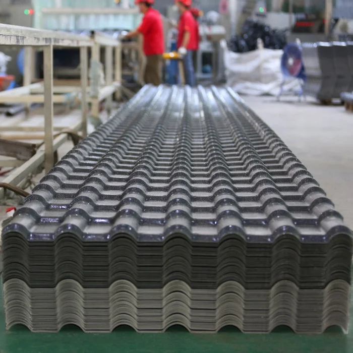 Good fire performance synthetic resin roof tile  color roof with cheap price roofing building material supplier