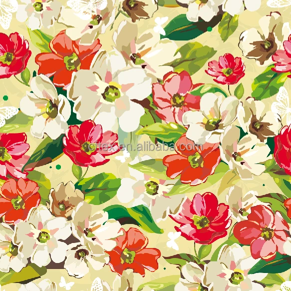 Бесшовная конструкция хлопок печатных петлей хлопок спандекс французский микрофибры махровой ткани ткани для одежды