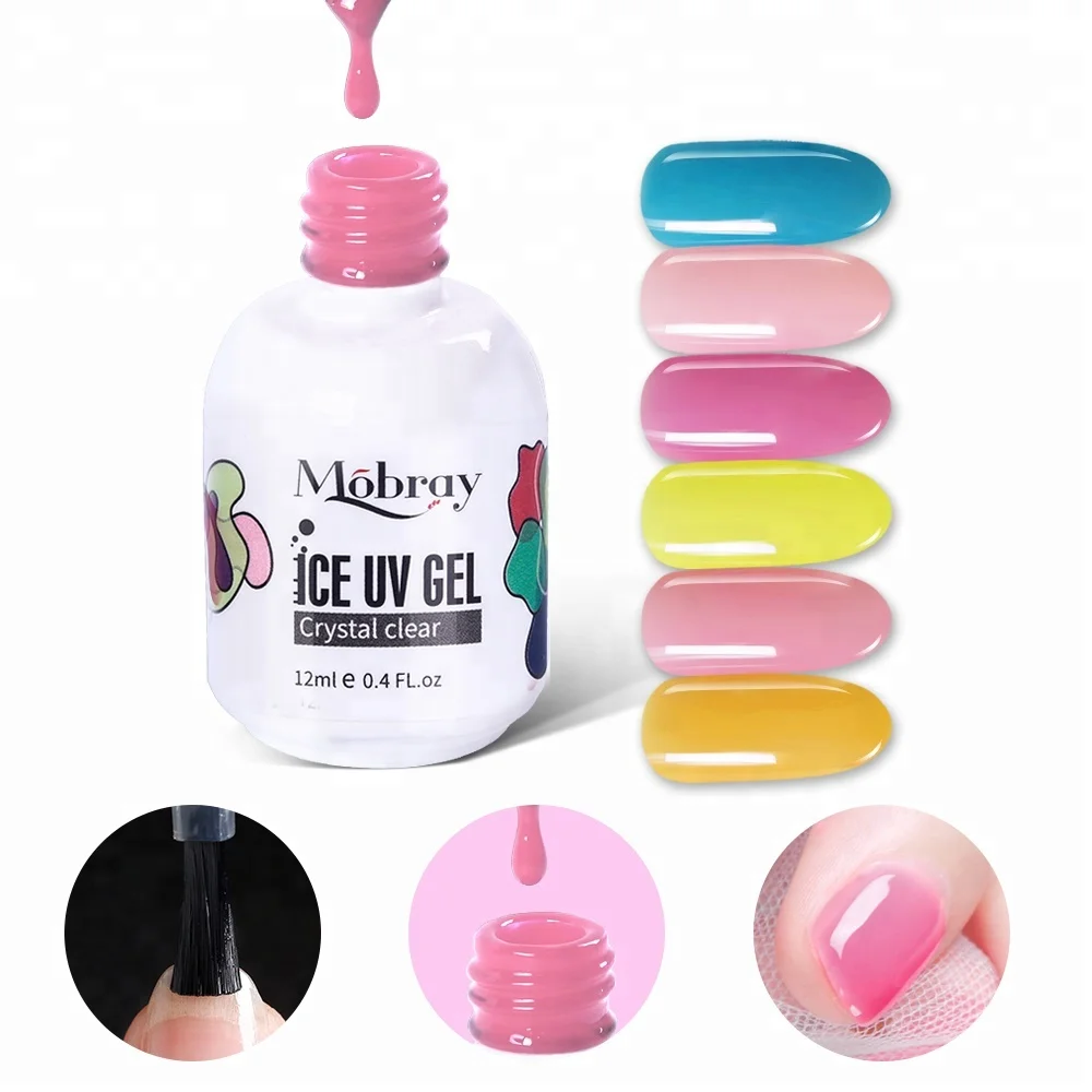 Mobray gel nail polish promotional LED gel polish soak off ice uv gel