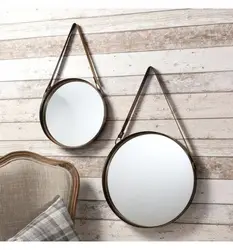 Большое Круглое настенное зеркало по Заводской Цене/черная металлическая рама, железная рама/диаметр 60 см, 70 см, 80 см, 90 см, 100 см