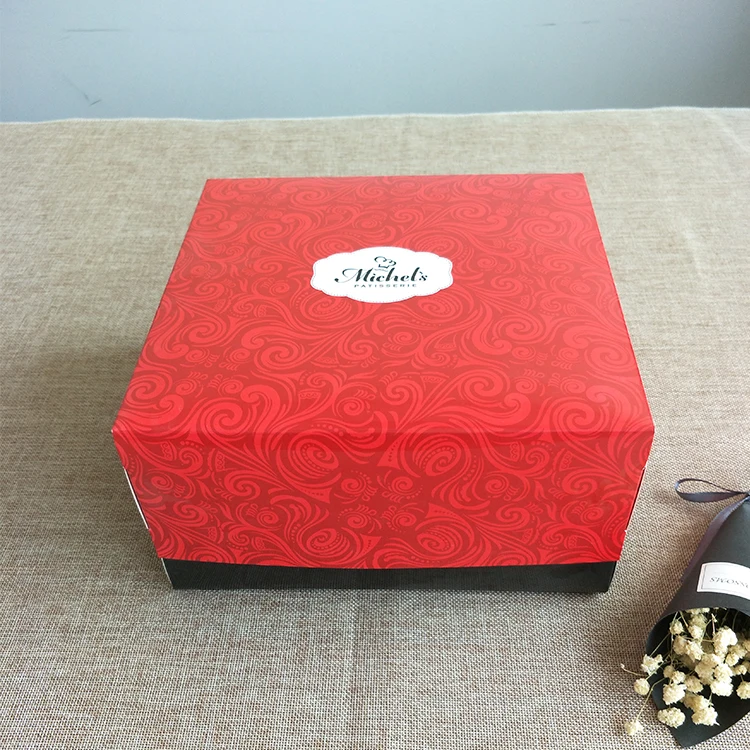 Cake box Tall крафт-бумаги 12 дюймов