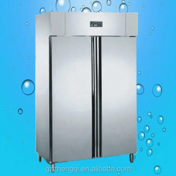 2 Door stainless steel vertical Refrigerator Freezer(ZQR-1.0L2)