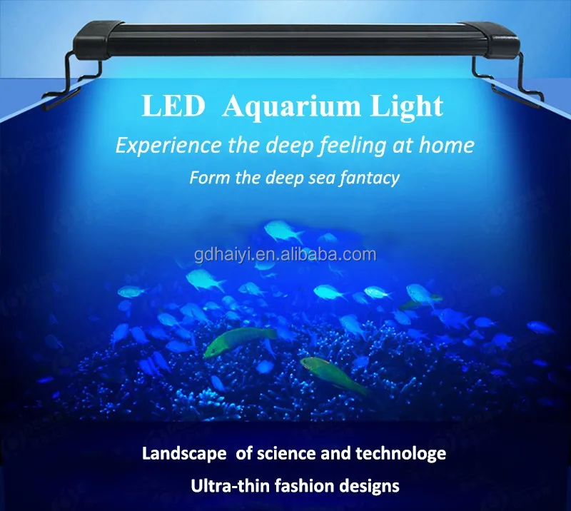 
Seabillion high quality HL3080A-1 30W dimmable sunrise and sunset LED aquarium bracket lamp for artificial coral reef 
