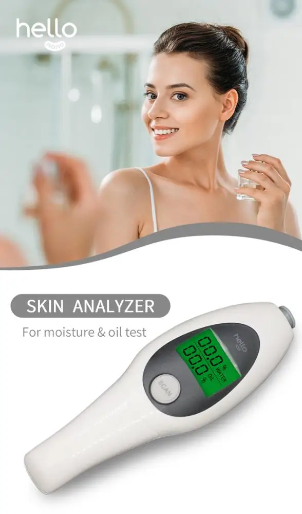 
High accuracy portable handheld smart skin scanner analyzer facial 