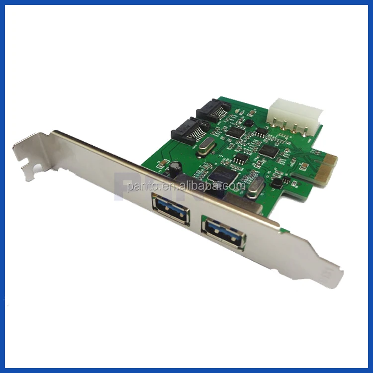 PCI-Express 2port USB 3.0 SATA RAID Converter Adapter Card