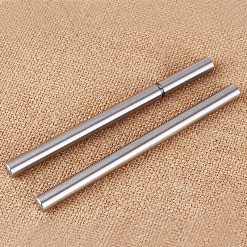 Simple elegant stainless steel signature pen pocket pen metal pen