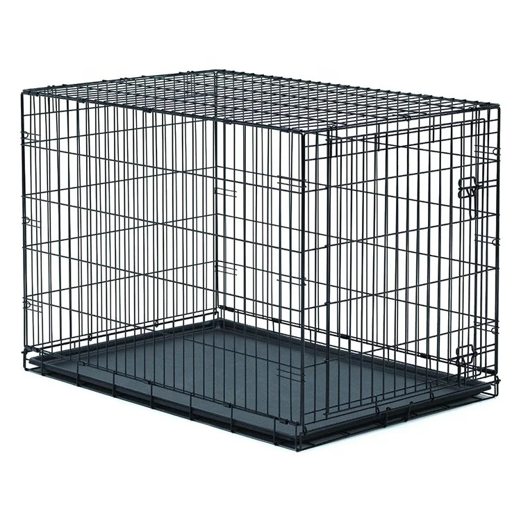 Manufacturer Wholesale Designs Foldable Carriers Metal Big Pet Dog Crate Cage