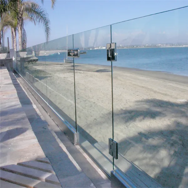 balcony terrace frosted glass railing design detail