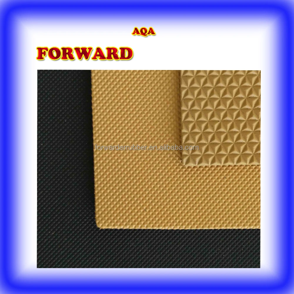shoe material small diamond rubber sheet nora sheet