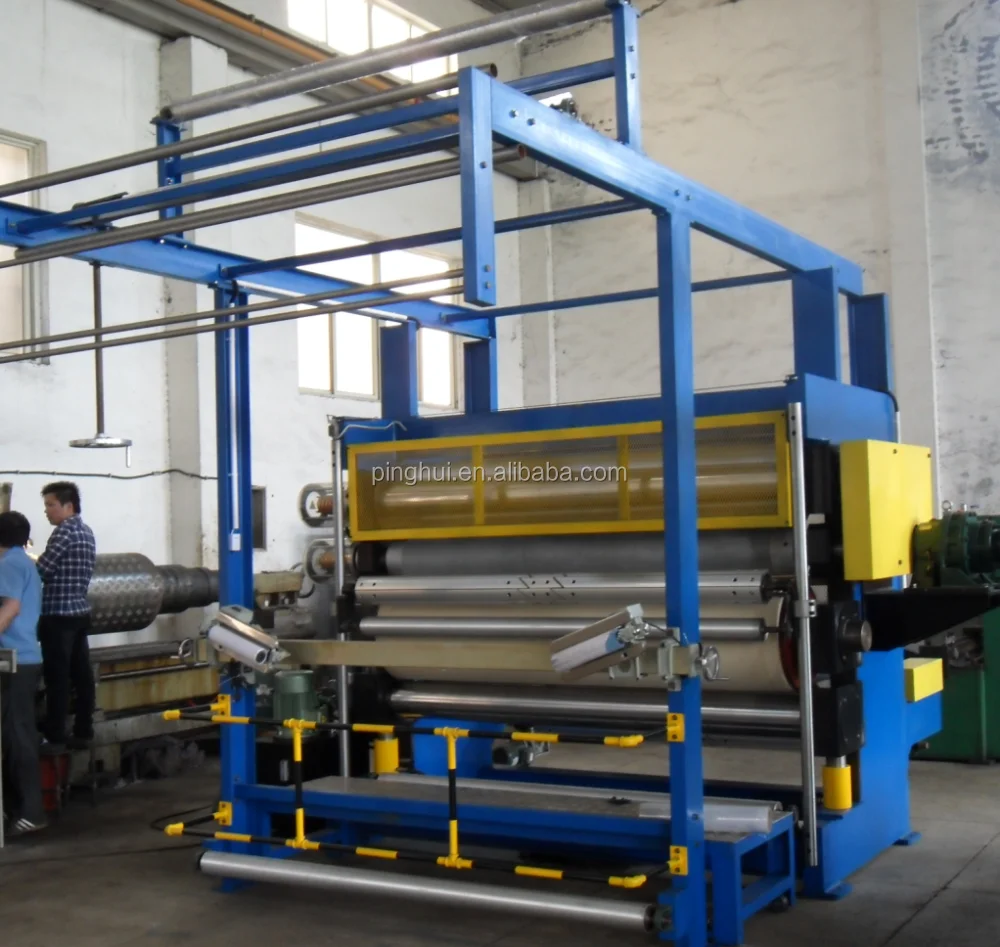 Fabric Embossing Machine for automotive fabric(with foam)