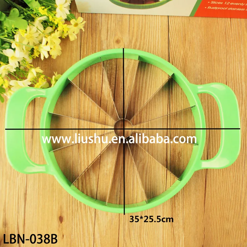 Multi-function big size watermelon slicer/fruit cutter