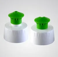 28mm plastic screw water bottle push pull cap