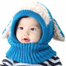 Best selling Toddler Kids Beanies Hats Coif Hood Kintted Woolen Scarves Caps Winter Warm Cap