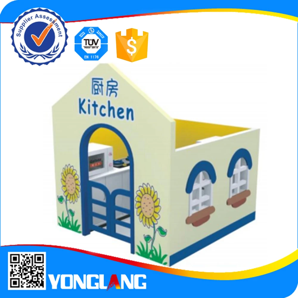 YL-FW0008 Wooden Doll House Plastic Playhouses For Toy Doll House