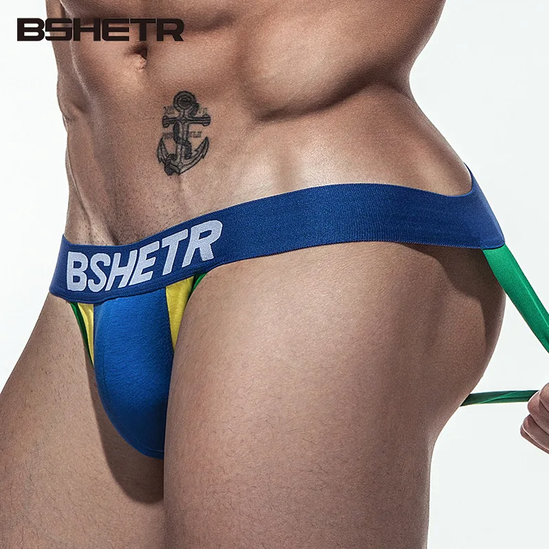 
Free sample sexy thong jockstrap g string gay underwear for men 