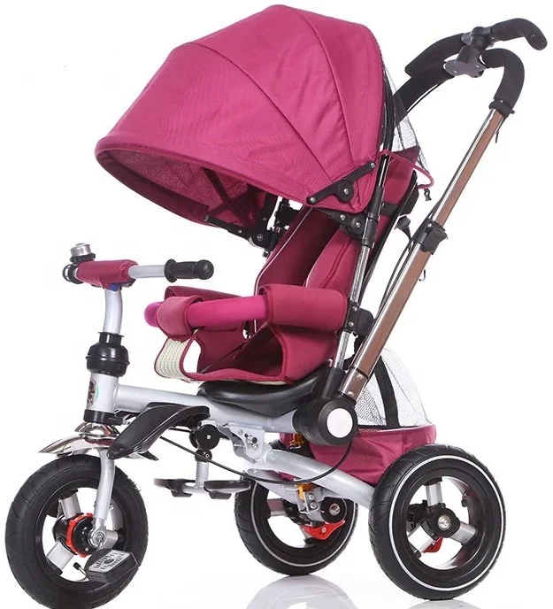
4 IN 1 Baby stroller Cheap baby stroller tricycle kids push tricycle wholesale 