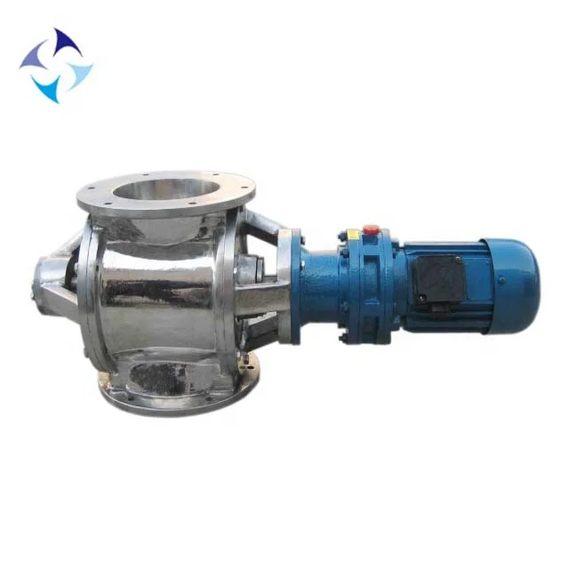 airlock type stainless steel airlock rotary valve