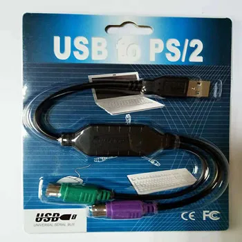 
USB to PS/2 PS2 Cable Keyboard Mouse Adapter Converter USB PS2 