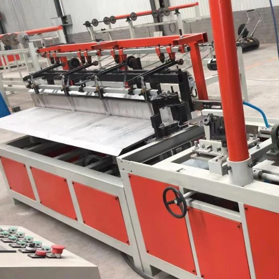 Fully Automatic Single Wire Mesh Making Chain Link Fence Machine For Sale