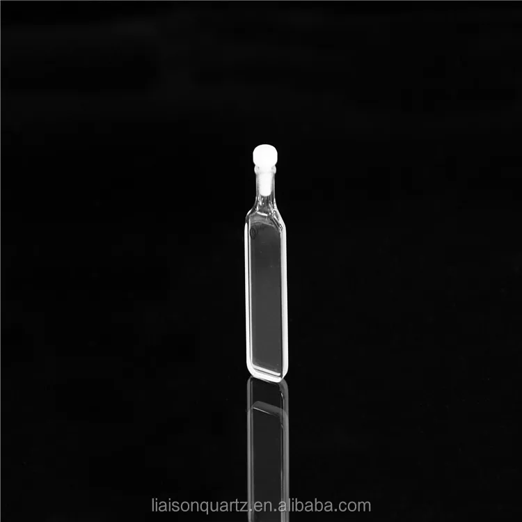 Лабораторный микро кварцевый кювет высокой чистоты с длиной 1 мм