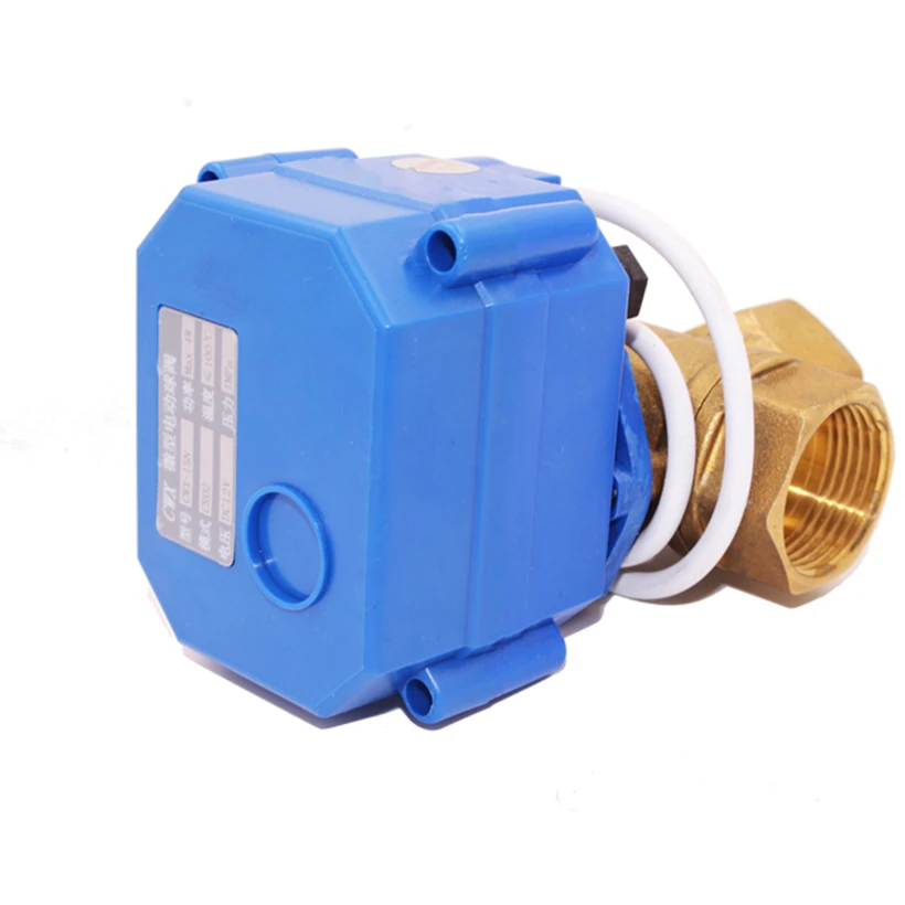 
Spike Motor Auto Water ON OFF 3 Way Motorized Automatic Ball Flow Mixing Valve with ADC 24V Motor Motorised Actuator 