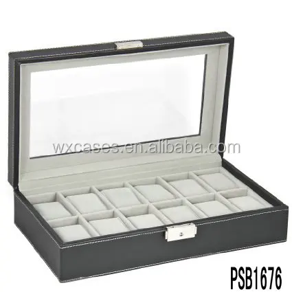 hot sell 24 slot watch box aluminum empty watch case box wholesale From Manufacturer Winx Foshan,Guangdong,China Supplier