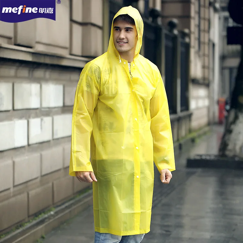 Sale Well Trending 2020 Various Women Plastic Raincoat Motorcycle Waterproof EVA Long Raincoat Waterproof With Hood