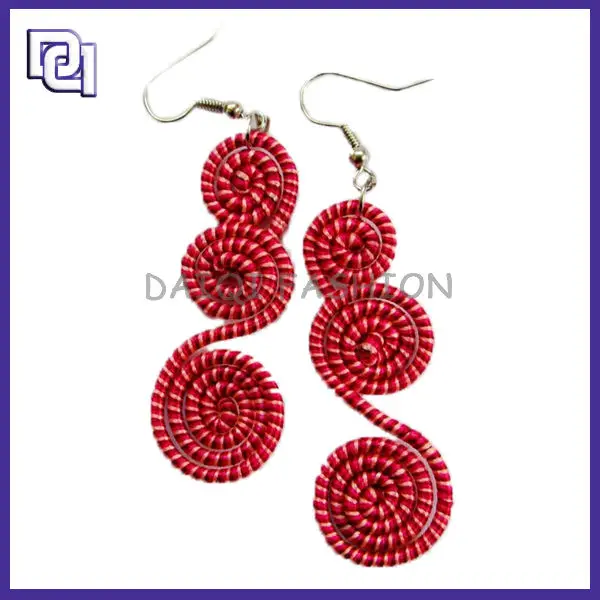 
WHOLESALE FASHION COSTUME EARRING CHINA,BEAUTIFUL EARRING DESIGN FOR WOMEN,SEX ANIMAL WOMEN FEATHER EARRING NEW MODEL 
