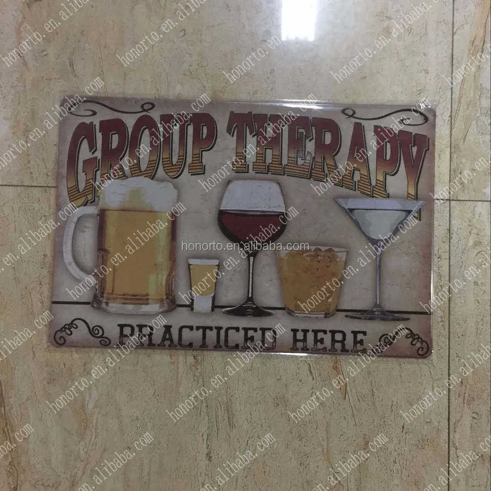 custom reteo beer metal sign beer tin signs