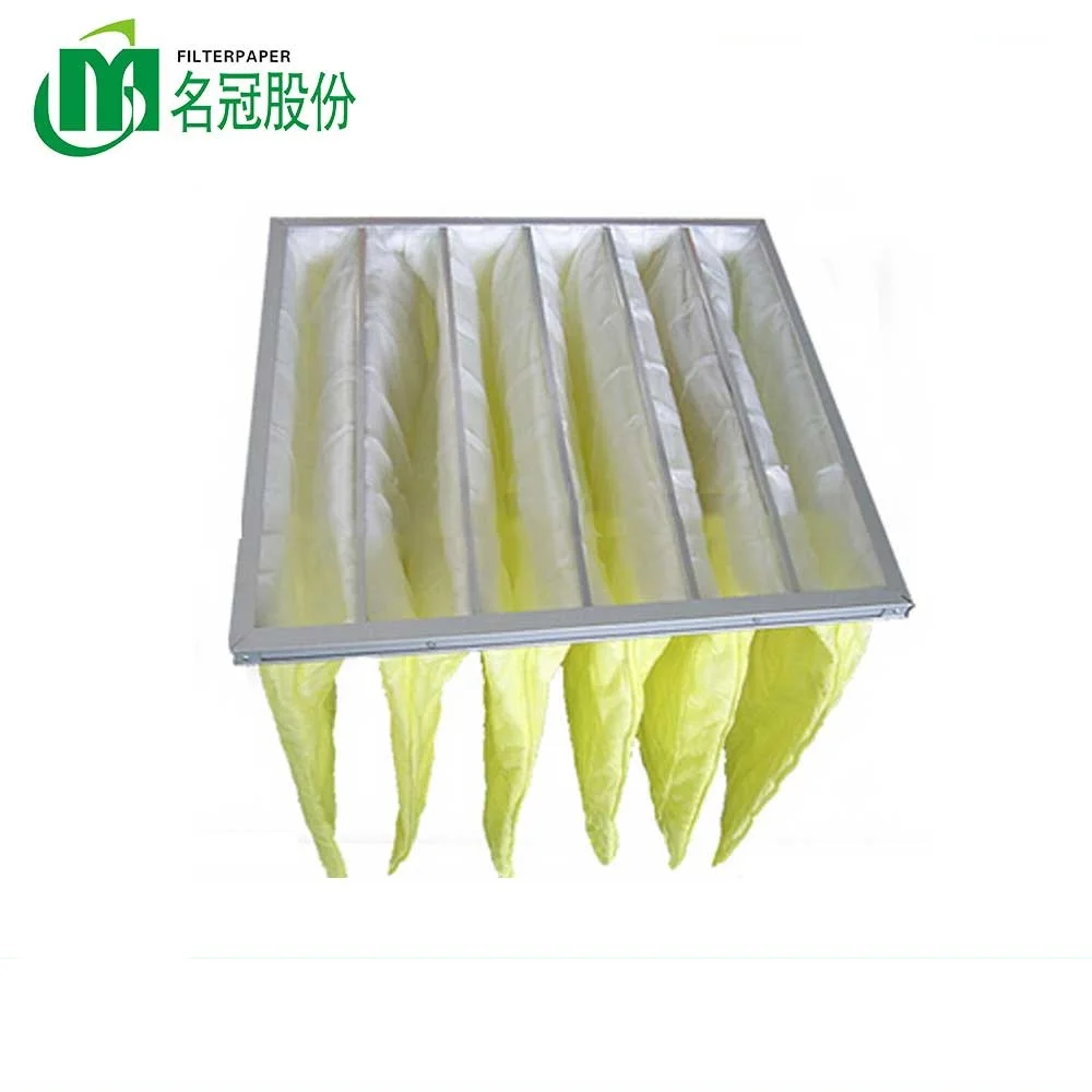 F8 high air permeability dust holding medium efficiency bag filter media