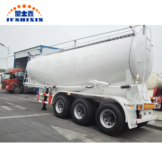 60 CBM 75 Ton Semi Trailer Cement Silo For Africa Market