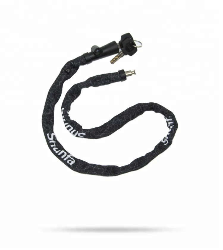 Sf37 портативный 45 # стальной стеклянный дверной замок, велосипедный замок, велосипедный цепной замок с курткой