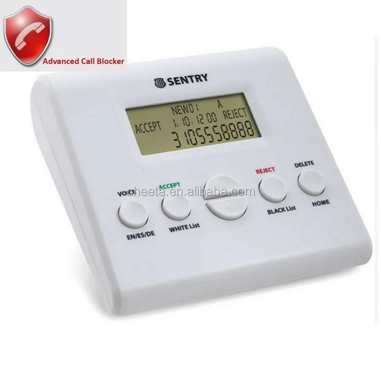 Modern white hotel home office junk call blocker phone accessories