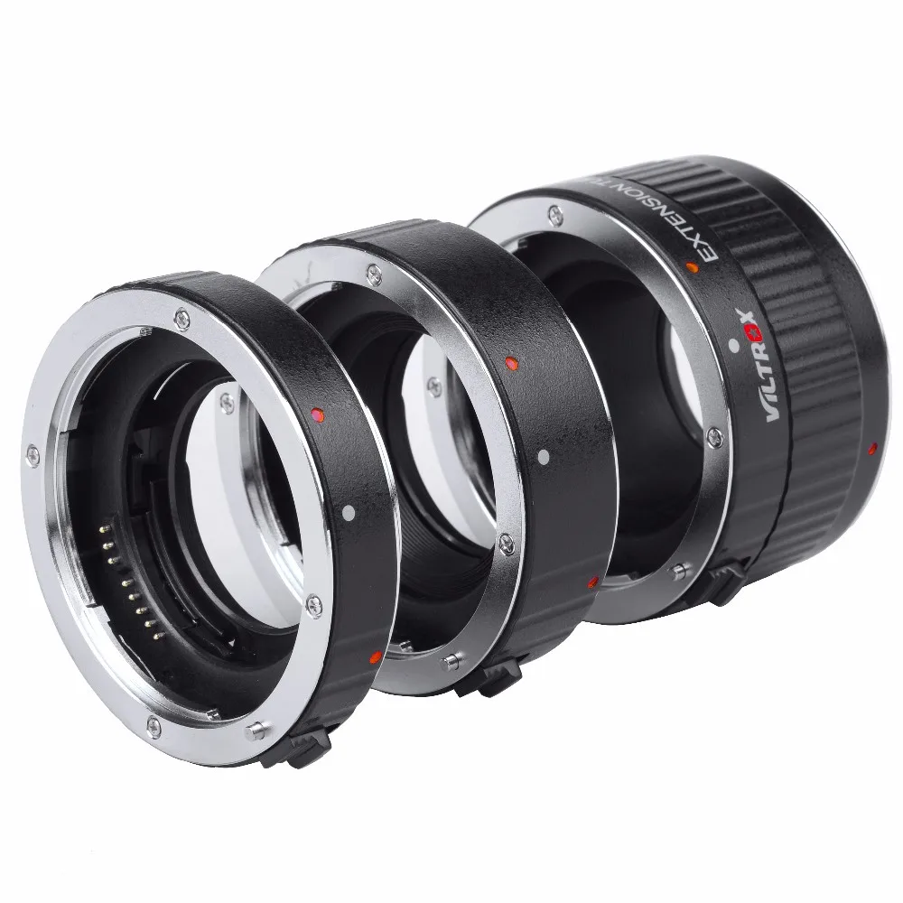 VILTROX DG-C Auto Focus Macro Extension Tube Set for Canon EOS EF/ EF-S Mount 5D2 5D3 5D4 6D 7D 70D