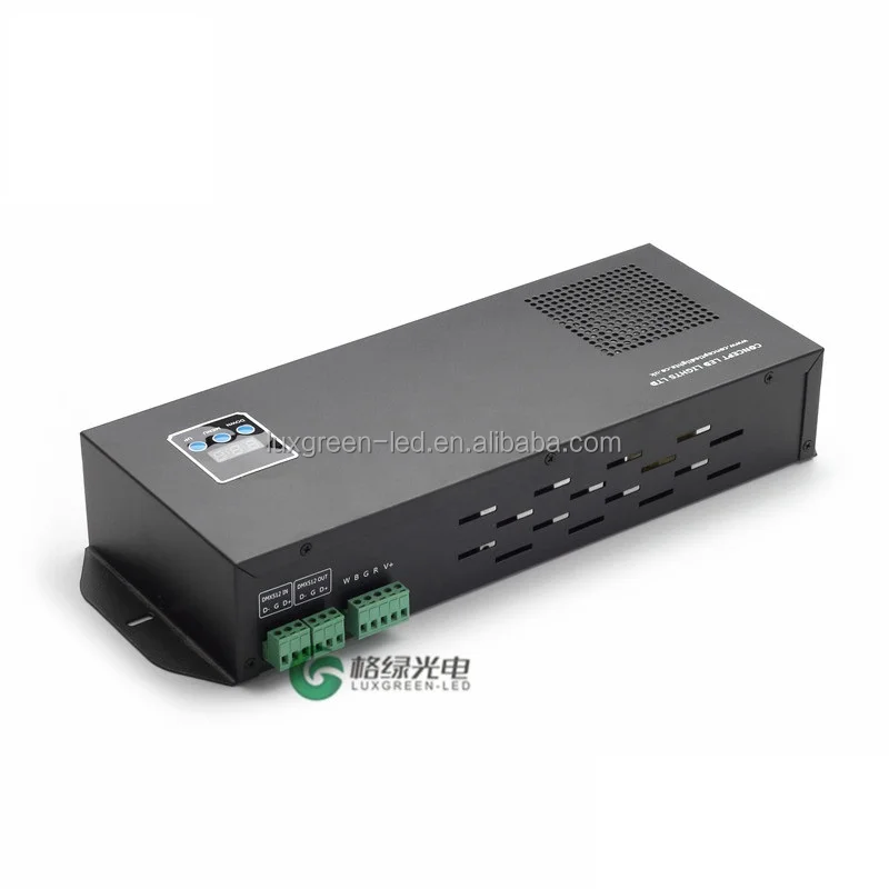 230V RGB RGBW 3CH 4CH DMX Decoder/DMX Controller with 350W Power supply built-in
