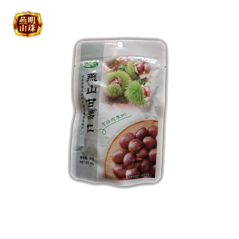 Китайские органические очищенные жареные каштаны закуски продукты