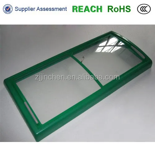 horizontal freezer glass door