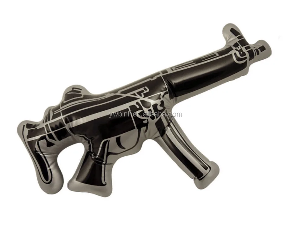 Promotional toy inflatable machine Gun / Military Rifles fancy dress accessory