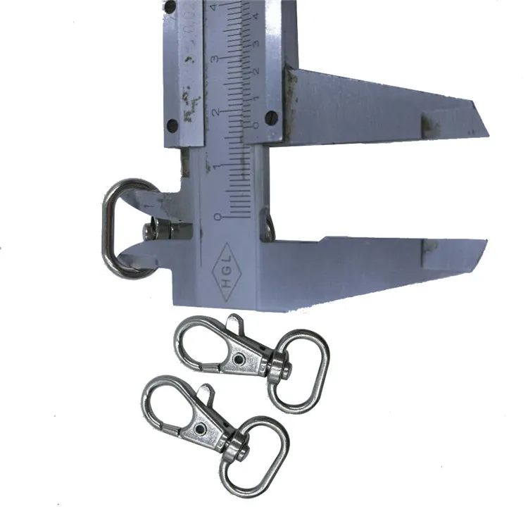 BT-067A-3 Hot sale mini metal carabiner for bag zinc alloy plated snap swivel metal hook