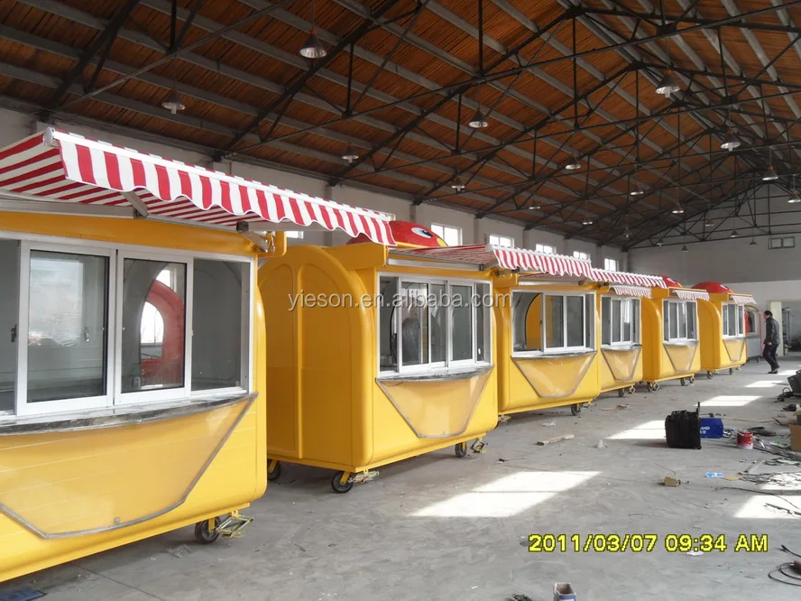 YS-HO230 сильный стали плесень Burger останов мобильных быстрого питания крендель корзину