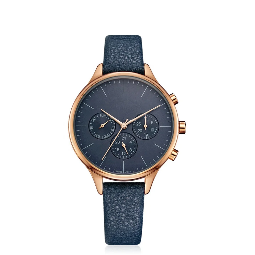 Simple Design Slim Case Japanese Movement Quartz Fancy Brands Wrist Watch Women