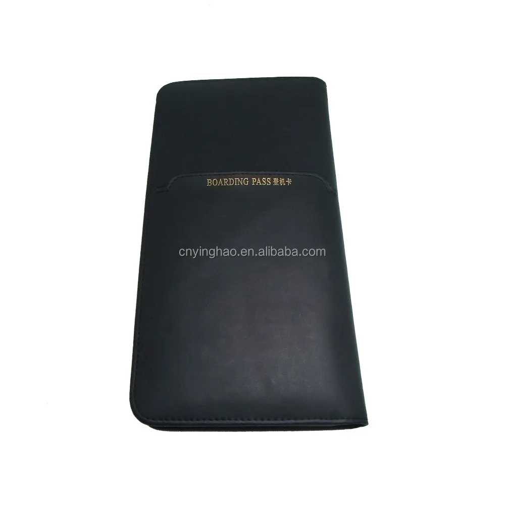
Customized leather rfid blocking card protectors passport 