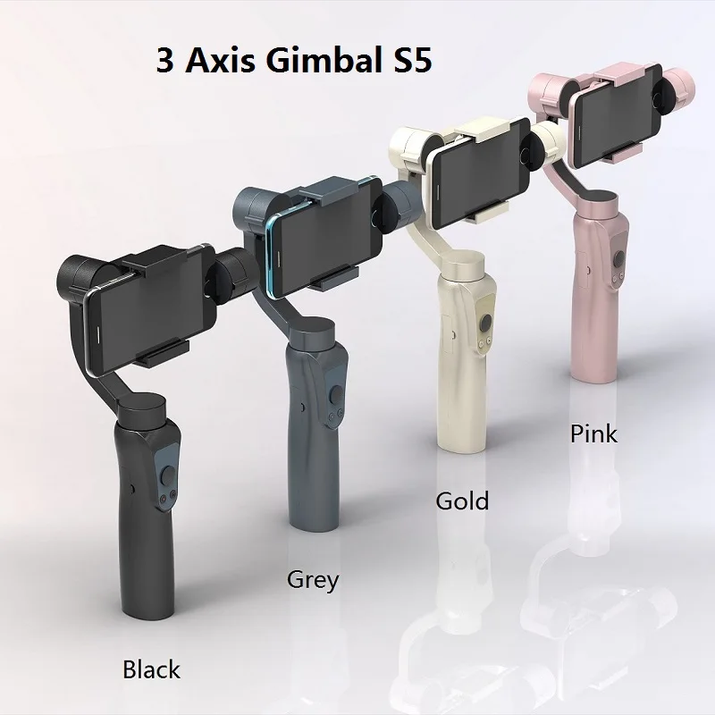 Special Design 3-Axis Handheld Stabilizer Pocket Gimbal for Smartphone Bank Power