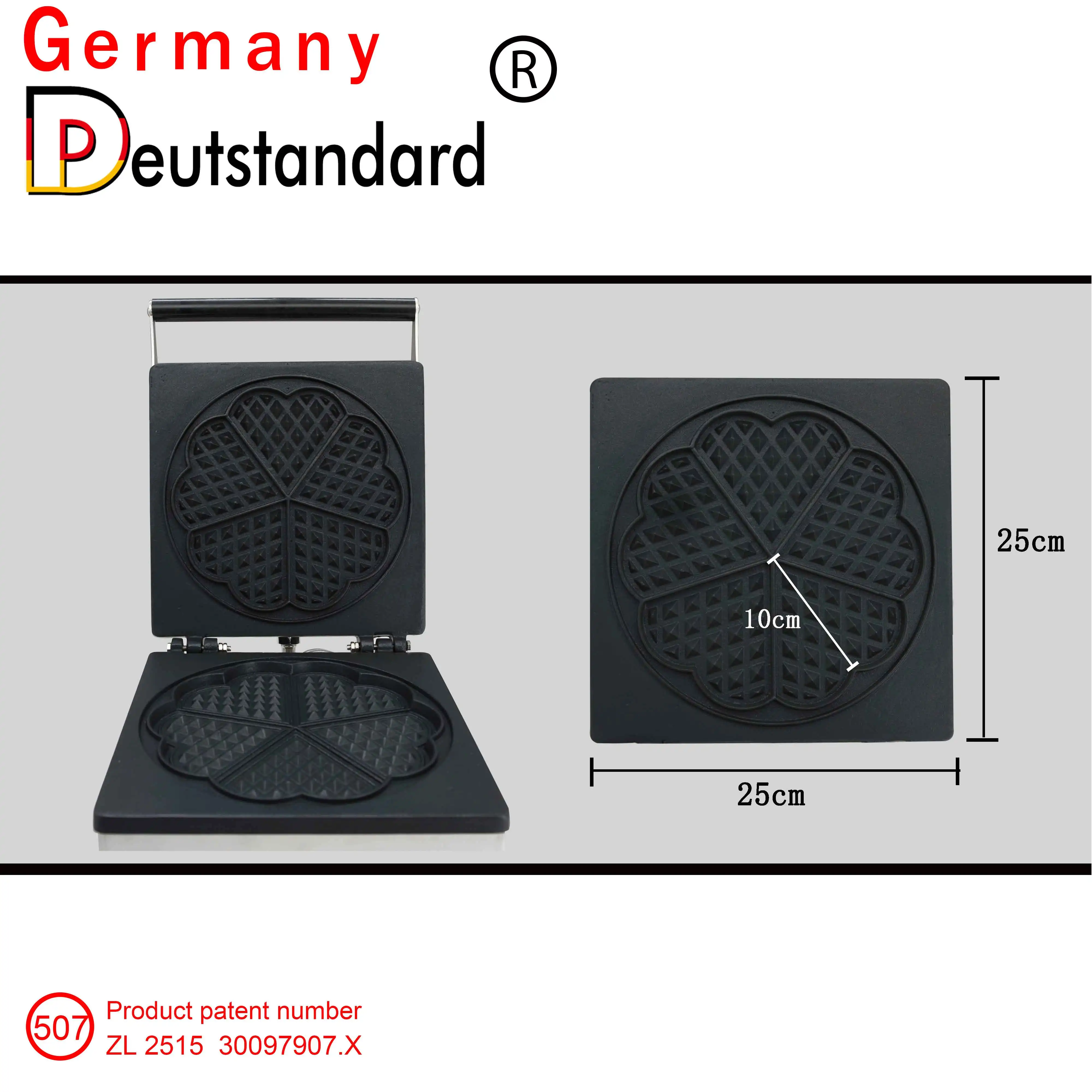 snack machines heart shape waffle maker waffle making machine