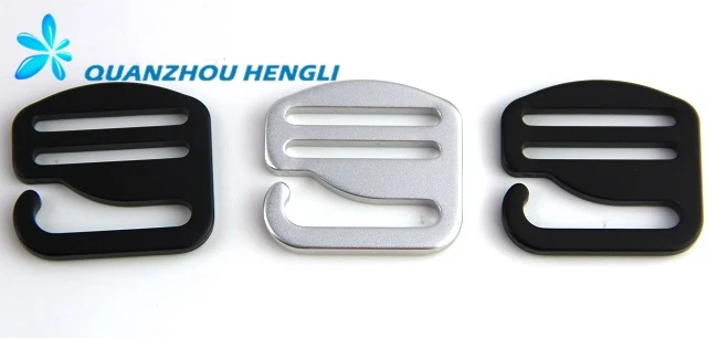 25mm Anodized Black/Silver Metal Hanging Hooks For Bag Parts
